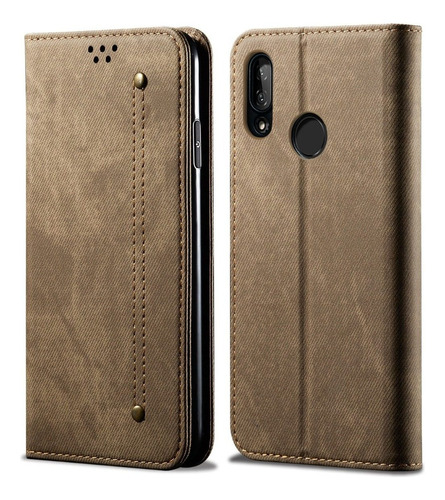 Huawei Y9 2019 Denim Funda Magnética For Teléfono 1