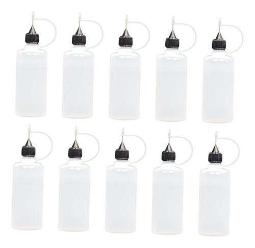 10 Uds. Botellas Con Punta De Precisión, Botellas 60ml