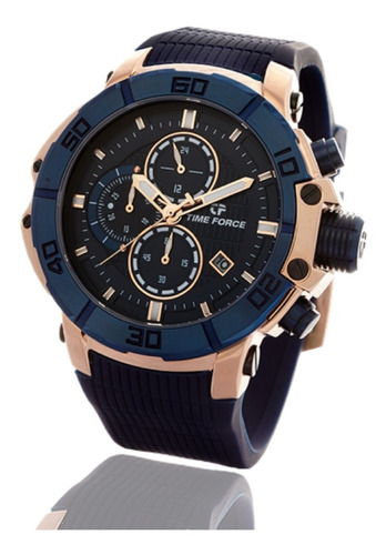 Reloj Hombre - Time Force - Power - Acero - Azul -original