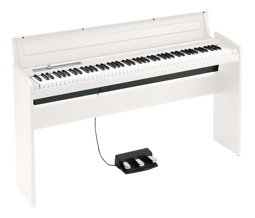 Korg Lp180 Piano Electrico Digital Mueble 3 Pedal Blanco 