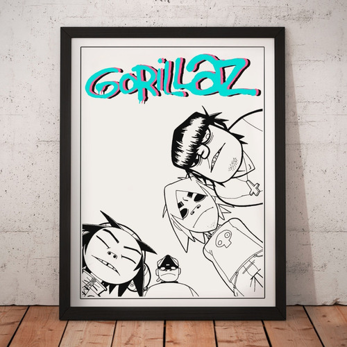 Cuadro Rock - Gorillaz - Pop Art