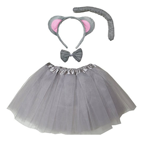 Kirei Sui Niños Orejas De Ratón Bowtie Tail Amp; Tutu Qckpl