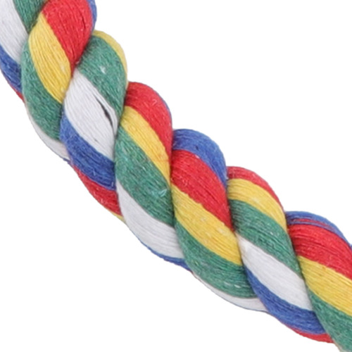 Juguete Con Forma De Cuerda De Algodón Para Pájaros, Colorid