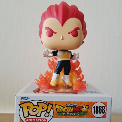 Figura Funko Pod Dragon Ball Vegeta Super Saiyajin Dios 1868