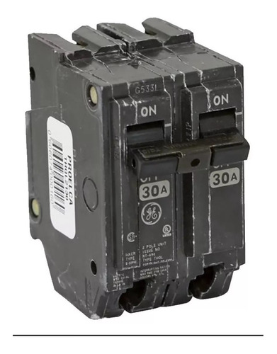 Breaker 2x30amp General Electric Empotrar Tql 