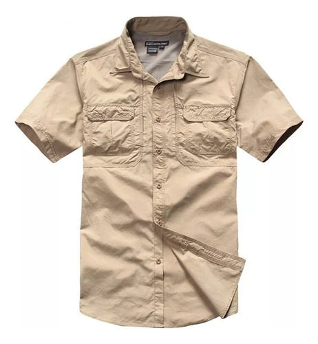 Camisa Militar Táctica Hombres Transpirable Secado Rápido Ej