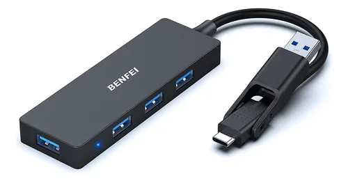 comprar Hub Usb-c, Usb 3.0 Hub Con 4 Puertos Compatible Con Macbook