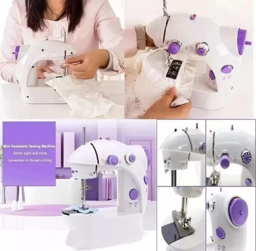 Maquina De Coser Mini Maquina De Cocer Color Blanco