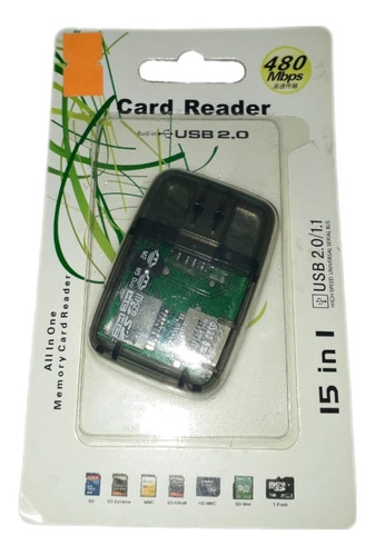 Memory Card Reader All In One 480 Mbps