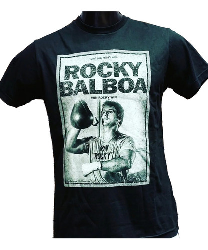 Remera Rocky Balboa Lucha Algodon Hombre Lite 2xl A 4xl