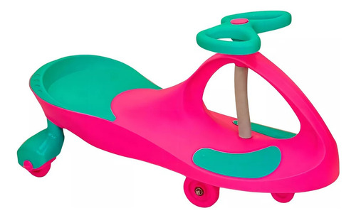Covei Toys Carrinho Rolimã de 100kg rosa e verde