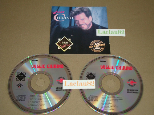 Willie Chirino Oro Salsero 20 Exitos 1994 Rodven 2 Cds (Usado)