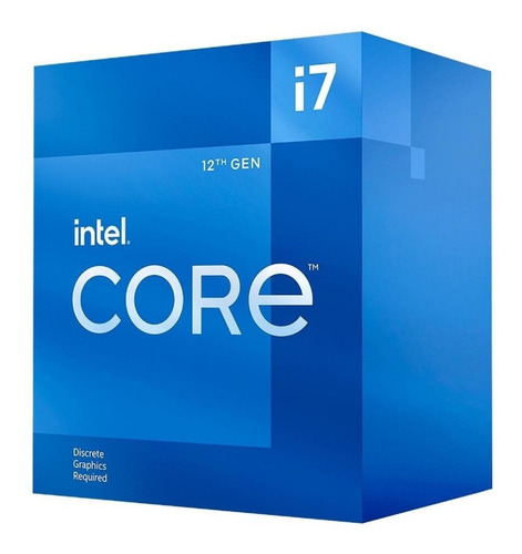 Imagen 2 de 3 de Procesador gamer Intel Core i7-12700F BX8071512700F de 12 núcleos y 4.9GHz de frecuencia