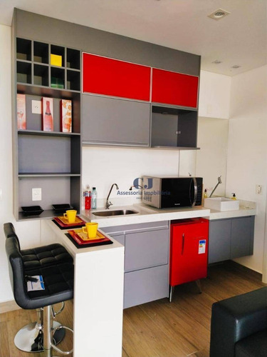 Imagem 2 de 6 de Studio Com 1 Dormitório Para Alugar, 33 M² Por R$ 1.800,00/mês - Jardim Faculdade - Sorocaba/sp - St0001
