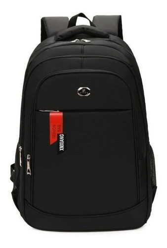 Mochila Bolso Casual Hombres Negro Notebook