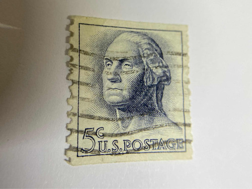 Sello Postal Usa George Washington 1963