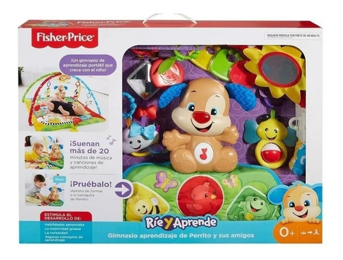 Fisher Price Gimnasio Bebes Aprende Conmigo Perrito Musical 