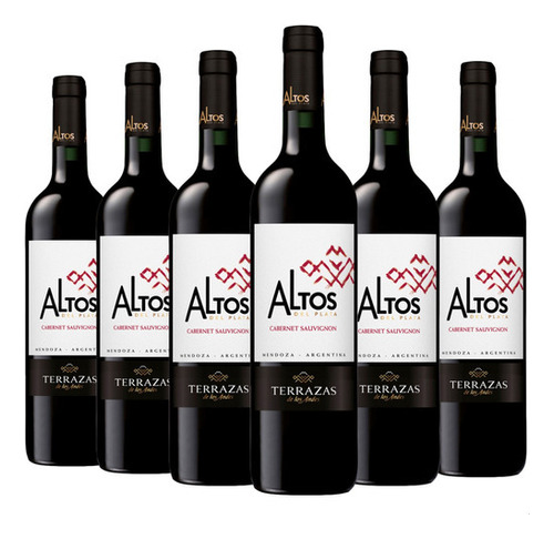 Vino Altos Del Plata Cabernet Sauvignon (caja 6 Botellas)