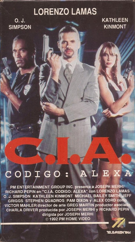 C.i.a. Codigo: Alexa Vhs Lorenzo Lamas O.j. Simpson