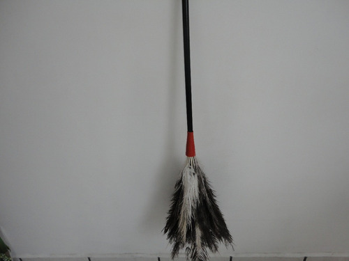 Espanador Em Penas Naturais Duster  Grande 82 Cm