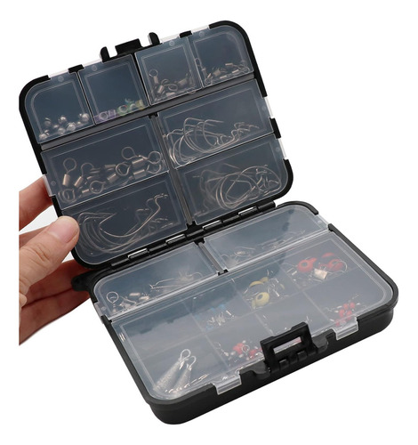 Kit De Pesca. Accesorios. 158 Piezas. Plomadas, Anzuelos Etc