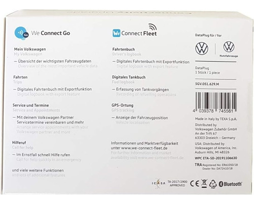 Volkswagen Dataplug Can Módulo De Lectura Dongle Smartphone