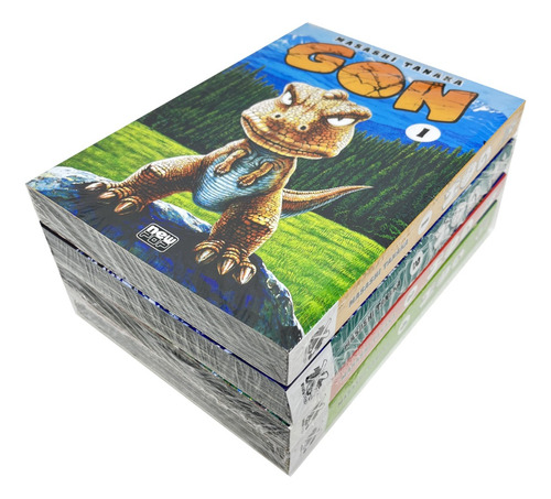 Coleção Completa Mangá Gon - Volumes 1 Ao 4 Newpop