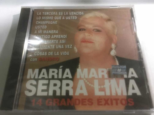 Maria Marta Serra Lima 14 Grandes Éxitos Cd Nuevo Cerrado