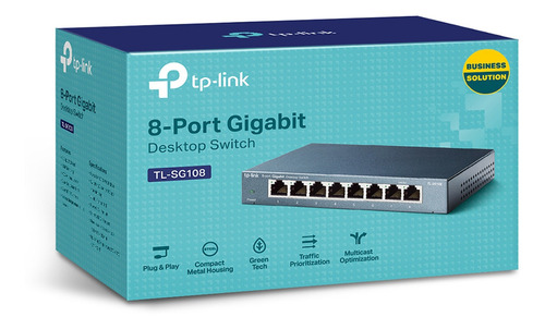 Switch De Escritorio Tp- Link Tl-sg108 De 8 Puertos