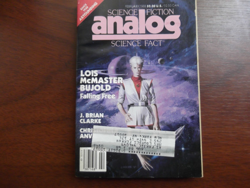 Analog Science Fiction Magazine February 1988 Ingles Bujold 