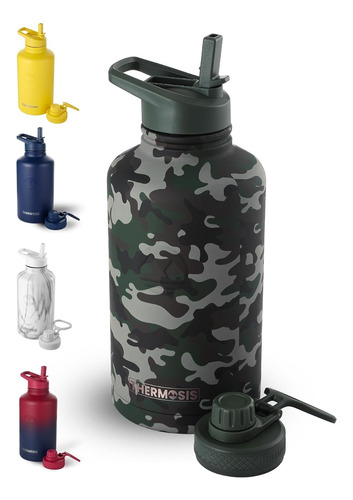 Exclusivo Termo Para Agua Fria De 2 Litros Camuflaje Moderno