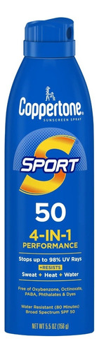 Protetor Solar Coppertone Spray Sport Spf 50 - Importado