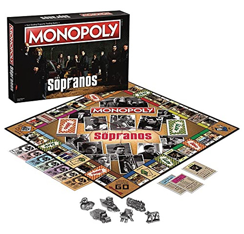 Monopoly The Sopranos Tención Basado En El Drama Del Vg6n0