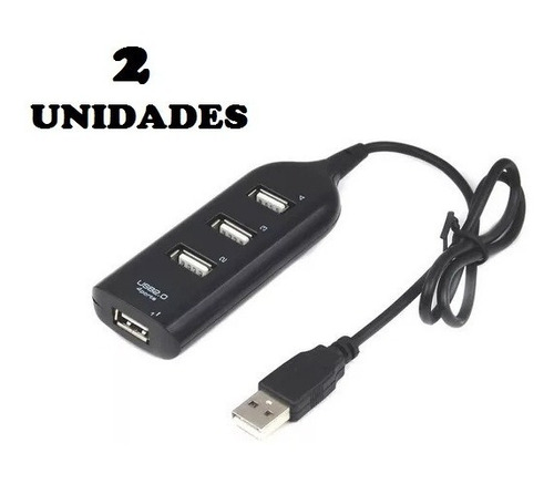 Regleta Hub Usb Portatil 4 Puertos Usb 2.0 Somos Tienda