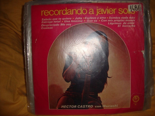 Vinilo Javier Solis Recordando A Javier Solis M3