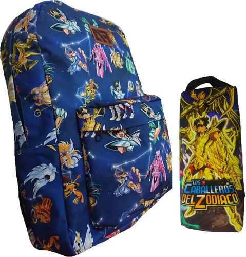 Mochila Y Bolsita De Caballeros Del Zodiaco Saint Seiya | Meses sin  intereses