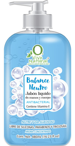 Jabón Líquido Para Manos Y Cuerpo Balance Neutro 480ml