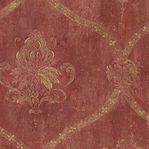 Papel Tapiz - Norwall Ch22565 Regal Damask Wallpaper