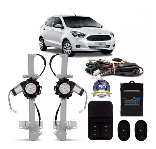 Vidro Elétrico Novo Ford Ka 15 16 17 18 19 Traseiro