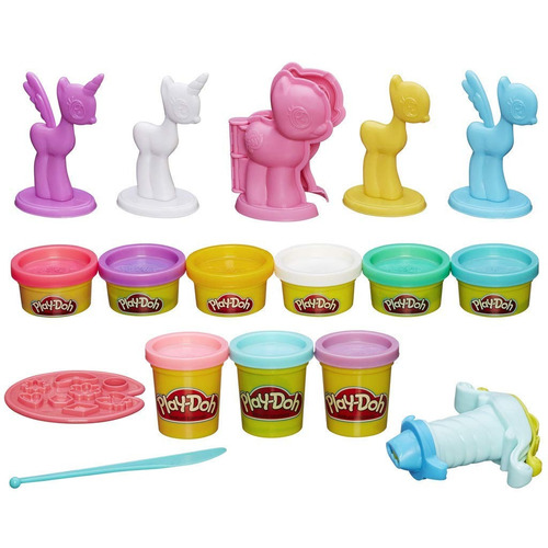 Imagen 4 de 4 de Play-doh My Little Pony Make 'n Style Ponies Original Hasbro