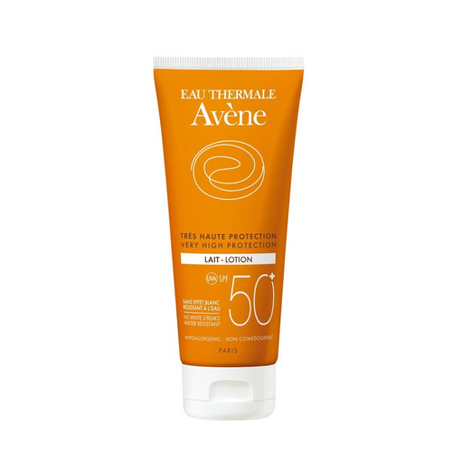 Imagen 1 de 1 de Protector solar Avène Adulto Leche Corporal en crema FPS50 x 100 ml