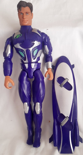 Muñeco Articulable Max Steel Skate De Mattel 2008 (Usado)