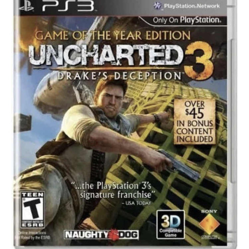 Jogo Uncharted 3: Drake's Deception - Ps3 - Original (Recondicionado)