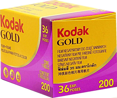 Kodak 135 Gold 200 Boxed 36x1, Color, Pack Of/paquete De 1