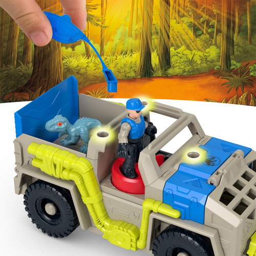 Imaginext Vehículo De Juguete Rastreador De Dinosaurios