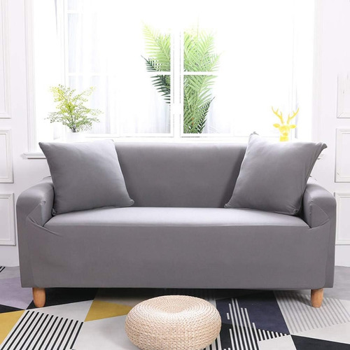 Funda Para Sofa Cubre Sillon 2 Cuerpo Espandex Con Diseño