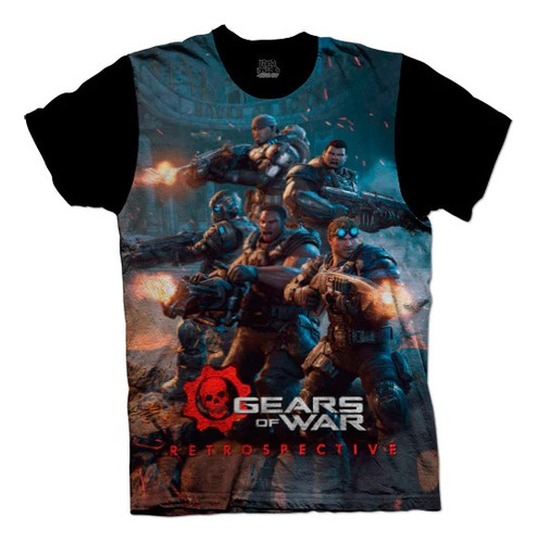 Camiseta Gears Of War  Marcus Fenix Juego  Exclusiva Premium
