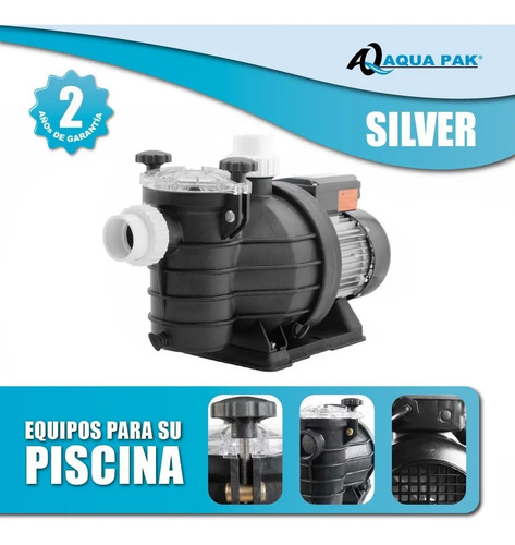 Bomba Para Alberca Piscina Aqua Pak Silver 1.5 Hp 110 | Envío gratis