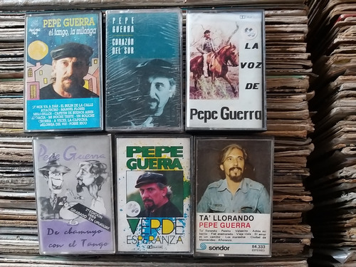 Pepe Guerra Lote De Casettes Precio Por Cada Uno 