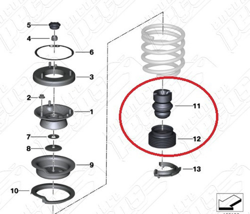 Bmw 325ci 2.5 Coupe 07-11 Original Kit Amortecedor Dianteir